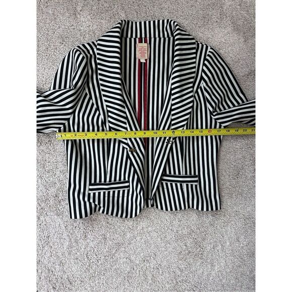 Candies black and white cropped blazer - Picture 6 of 9